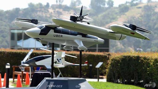 uber shows off its vision for future flying taxi