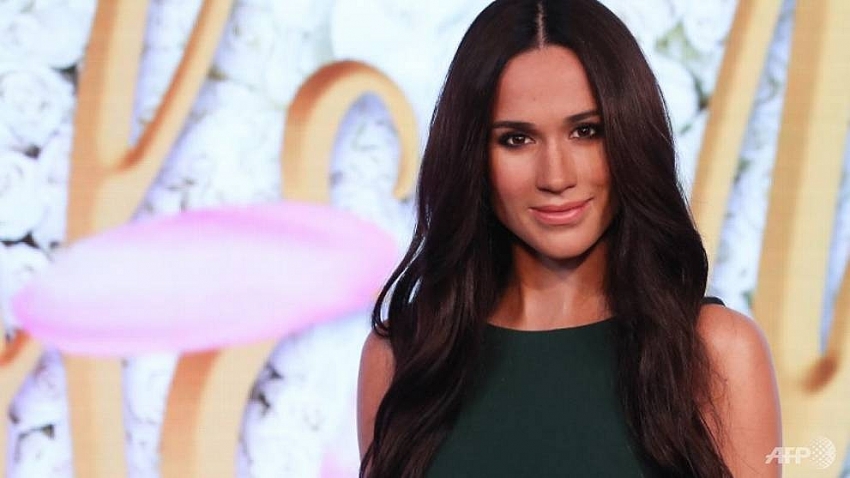 meghan unveiled at london waxwork museum