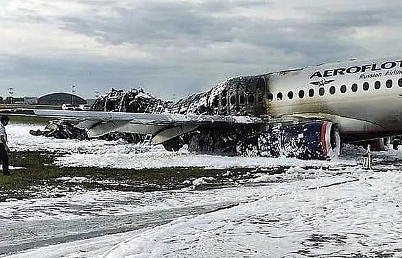 41 killed after Russian passenger plane crash-lands in Moscow