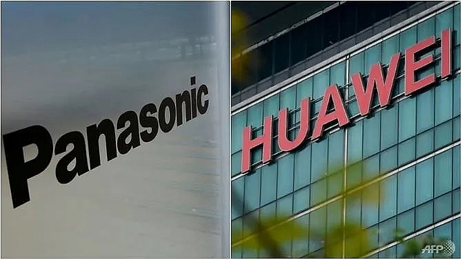 panasonic halting business with huawei after us ban