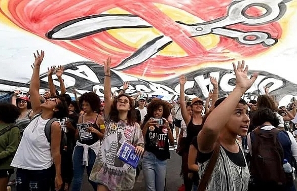 Thousands protest in Brazil over education cuts