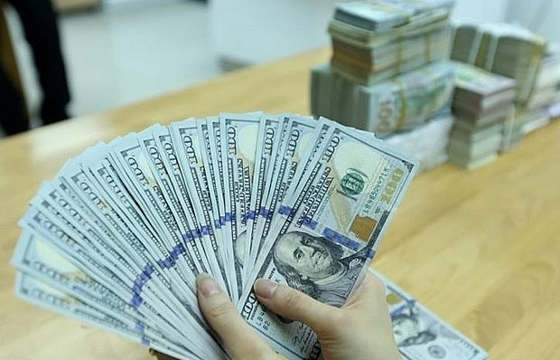 Reference exchange rate down 5 VND on May 22