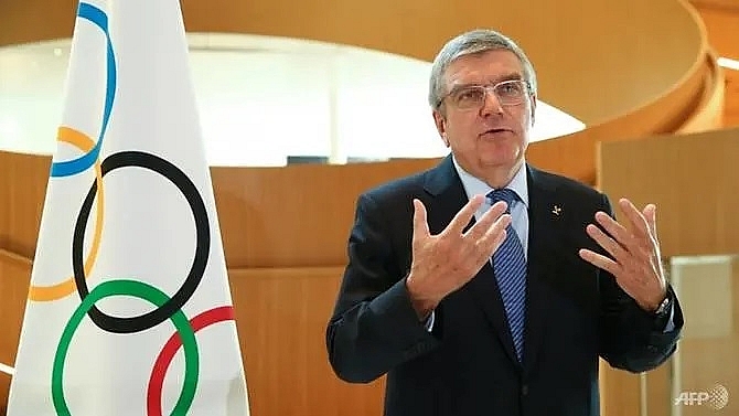 olympic chief bach consults with ioc members over covid 19 fallout