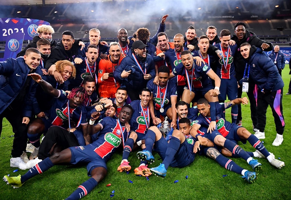 Paris Saint Germain Win French Cup In Domestic Double Bid