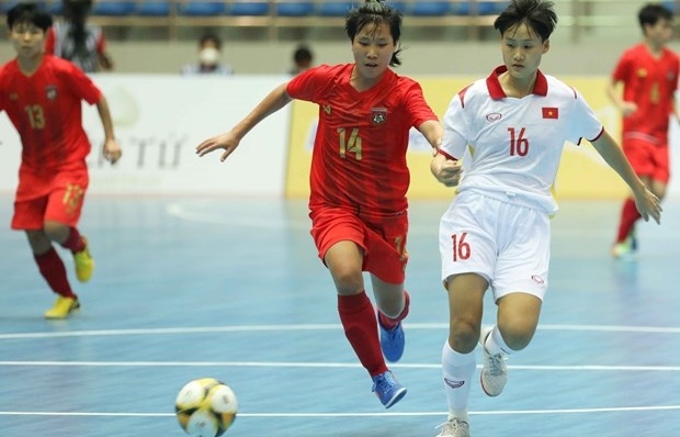 SEA Games 31: Emphatic win for Vietnam at first match in women’s futsal