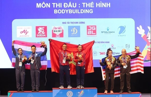 SEA Games 31: Vietnam’s bodybuilders pocket two more gold medals