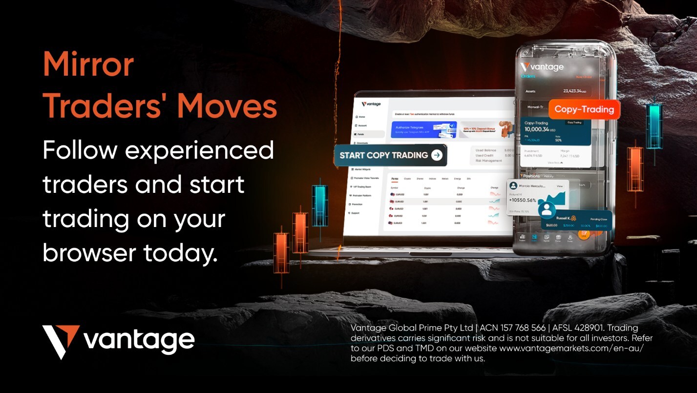 Vantage Launches Copy Trading on Client Portal Website with Deposit Bonus for Users*
