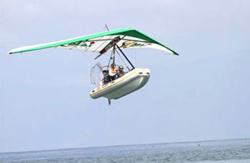 flying kite adventure tourism in nha trang