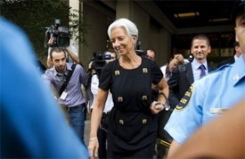 Lagarde bids for IMF's top job