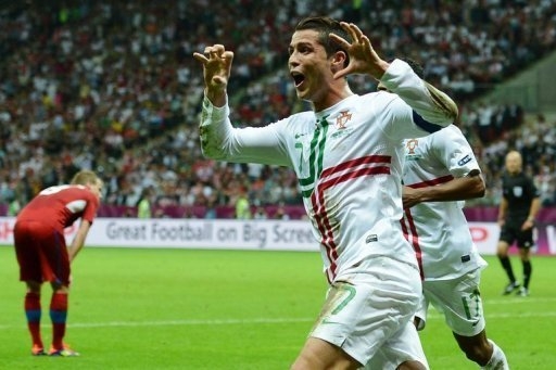 Ronaldo steals show to down defensive Czechs
