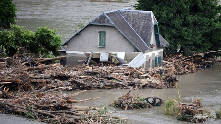 france hit by weather chaos as floods claim two victims