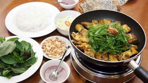 La Vong fish - a favourite dish of Hanoian