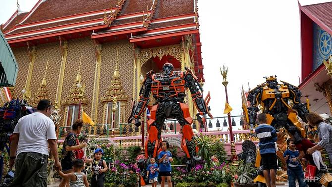 Temples transformed: Superheroes bolster Buddha's ranks