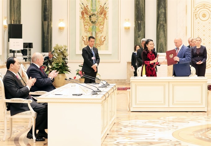 viet nam belarus issue joint statement to develop all around partnership