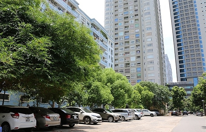 buildings car parking lots encroach on public spaces