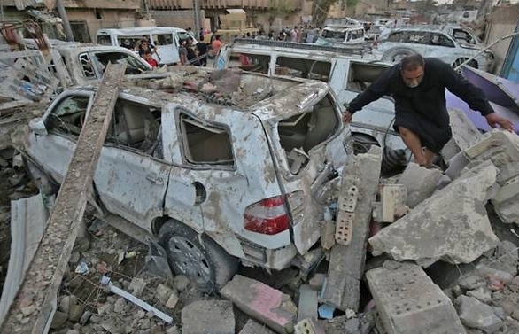 At least 16 dead as arms depot blows up in Baghdad