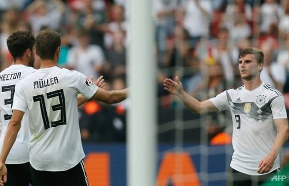Werner shines as nervy Germany end winless streak