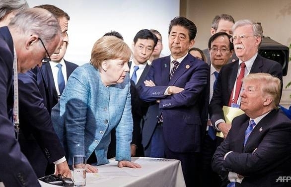 Trump G7 tweets 'sobering and depressing': Merkel