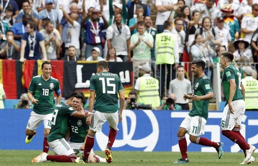 world cup holders germany slide to mexico defeat