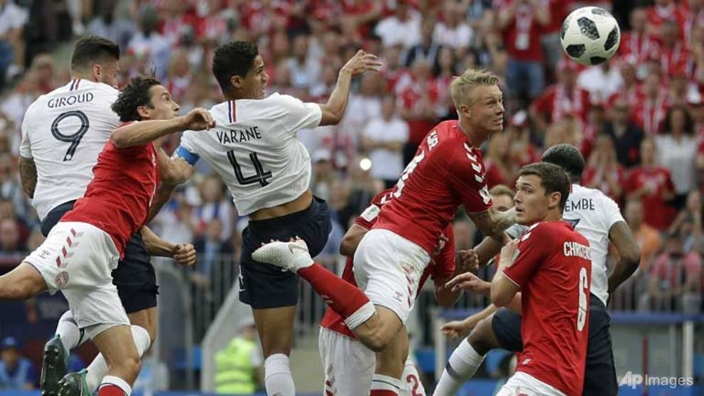 world cup france finish top ahead of denmark after stalemate