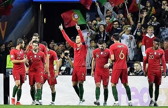Ronaldo's hat-trick sends Portugal into Nations League final