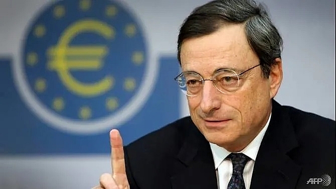ecbs draghi vows support for eurozone in world far from normal