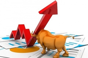 Shares rise on large-caps and oil stocks