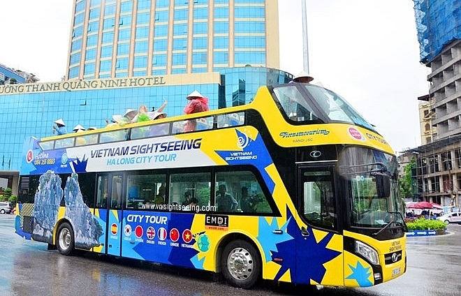 Quang Ninh launches double-decker buses for tourism
