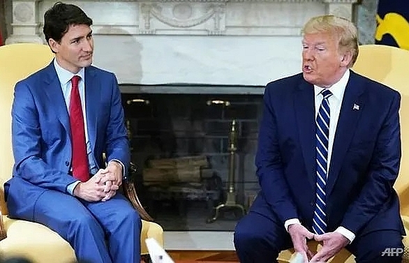 Trump, Trudeau mend fences at White House meeting