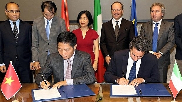 italy vietnam sign mou on energy cooperation