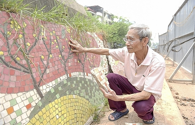 Part of Hanoi ceramic mural to be demolished