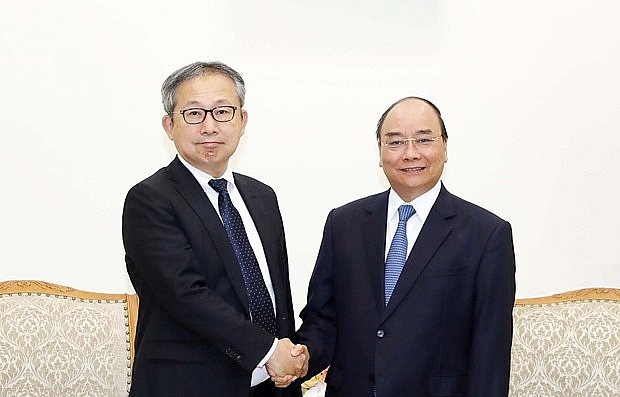 prime minister receives new japanese ambassador