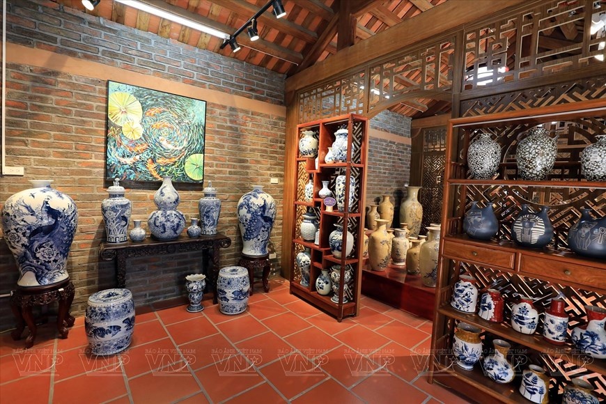 Gigantic potter’s wheels at Bat Trang Pottery Museum