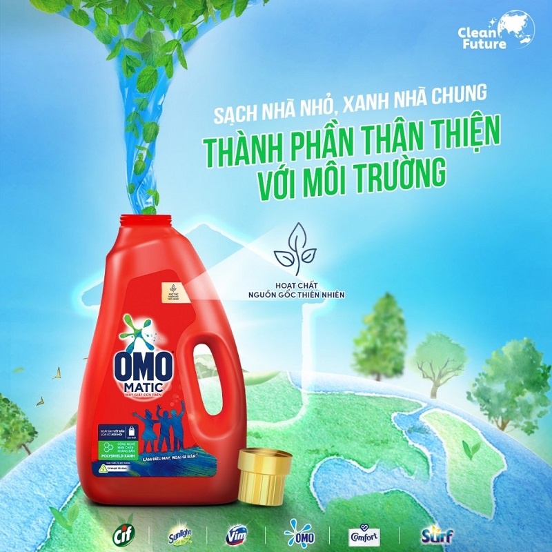 Unilever's Clean Future commits to 100 per cent biodegradable formulations