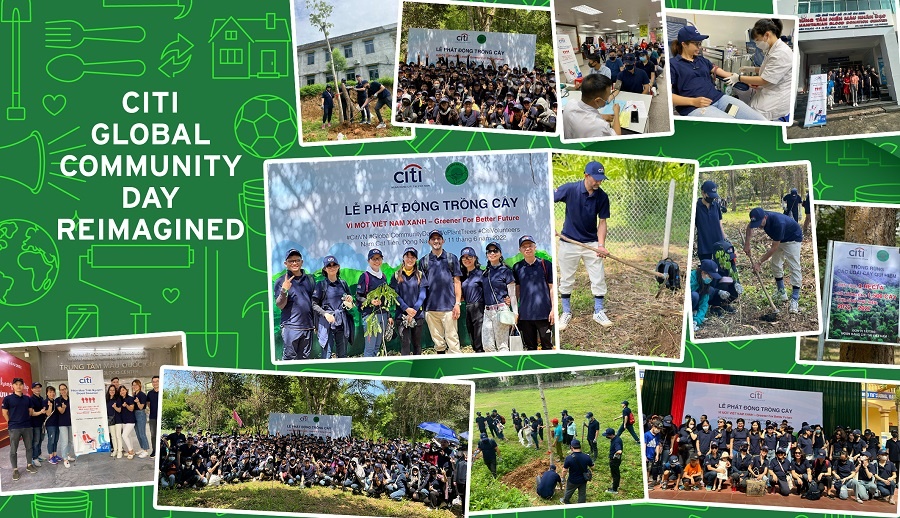 Citi Vietnam organised several activities for Global Community Day 2022