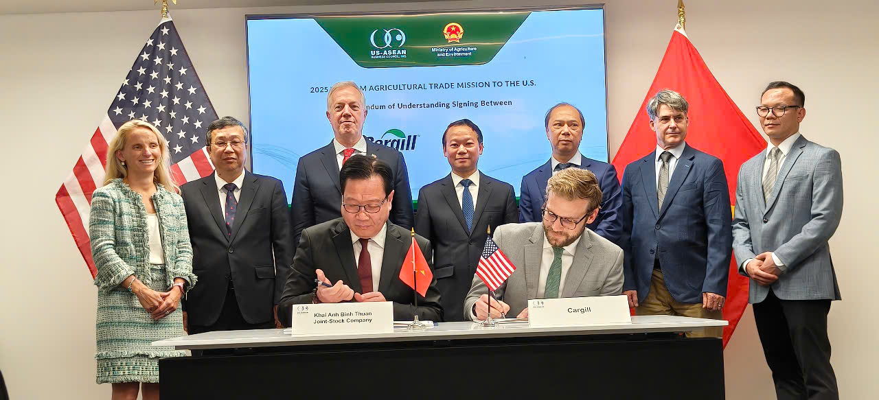 MoU signing to purchase US agricultural commodities.
