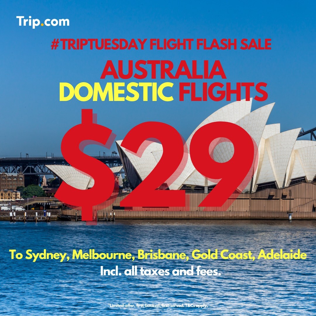 Trip.com kicks off EOFY mega sale for Aussie travellers
