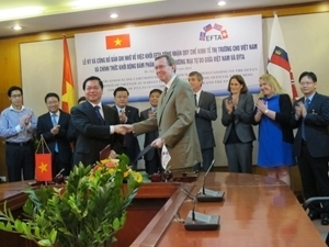 vietnam efta countries start free trade agreement talks