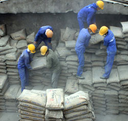 Cement inventory level safe
