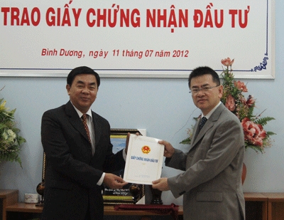 meiwa company licenced to invest in binh duong