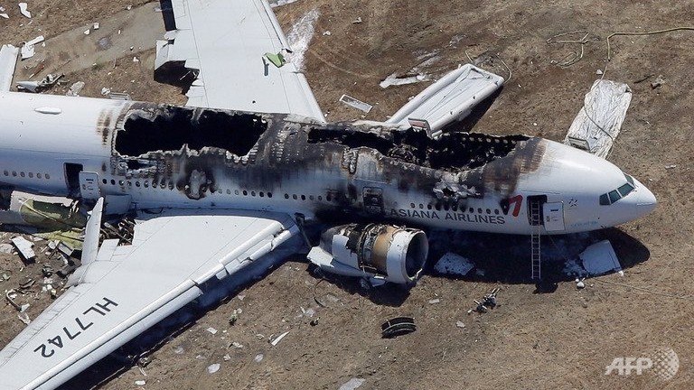 asiana airlines shares down 64 after crash