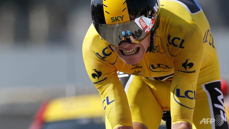 froome torpedoes rivals as martin secures tt win