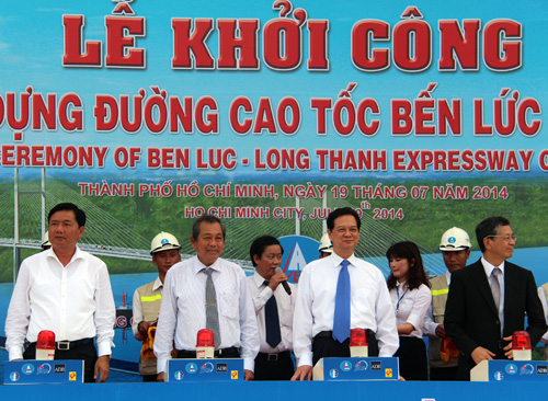 ben luc long thanh highway construction starts in hcm city
