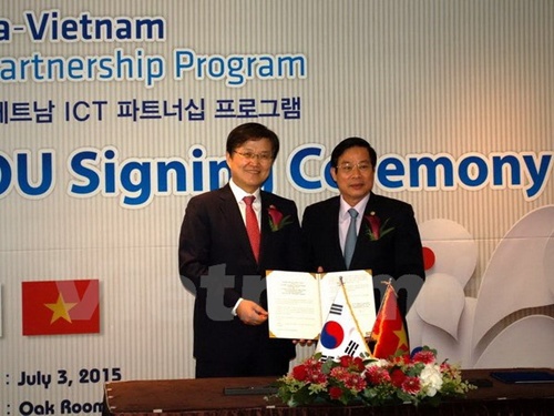 vn s korea seal cooperation pact in ict