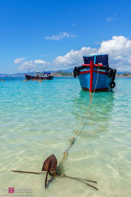 Summer paradise on the island of Binh Ba, Binh Ba Island