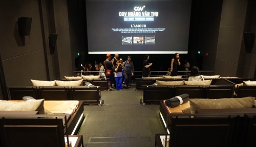 new 12 bed cinema screening room first of its kind in viet nam
