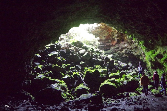 volcanic cavern