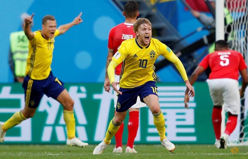 World Cup: Sweden edge Switzerland 1-0 to reach quarter-finals