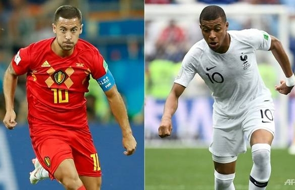 Hazard's Belgium block France path as neighbours clash in World Cup semi