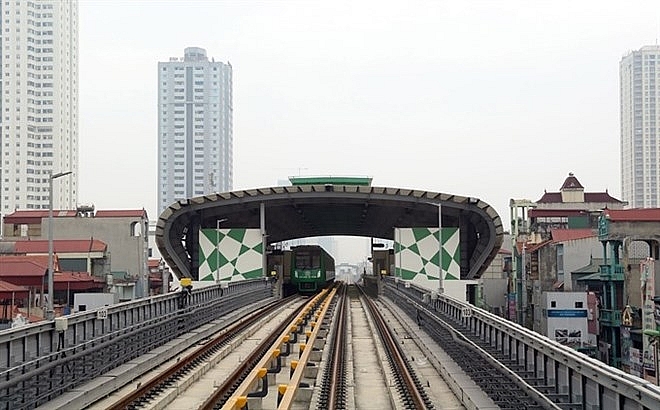 cat linh ha dong railway connected to national grid for trial operation